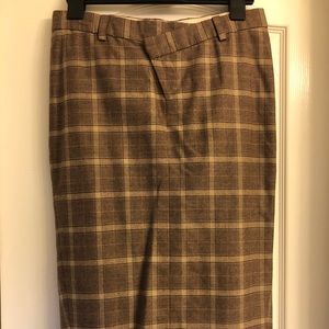 LAMB Gwen Stefani Plaid Pencil Skirt